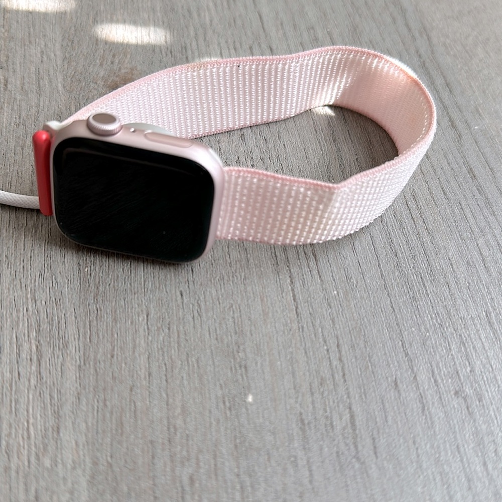 Pink apple watch